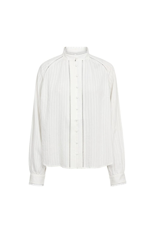 Co´Couture - Sennecc Lace Shirt 500551 - 10001 - White