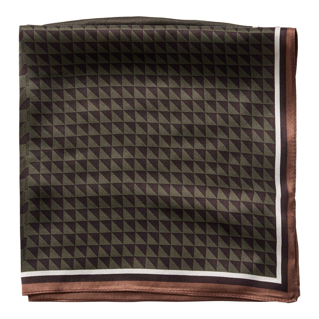 Co´Couture - Shilacc Silk Scarf 500250 - 20002 - Brown Tørklæder 