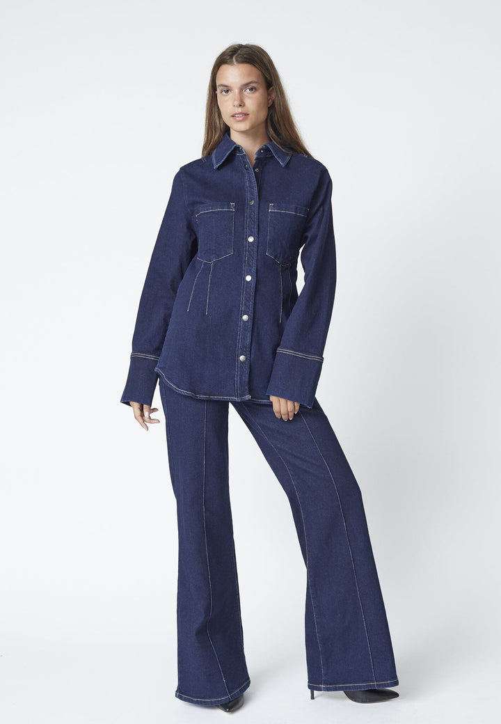 Co´Couture - Theocc Wide Jeans 31604 - 555 - Dark Denim Jeans 
