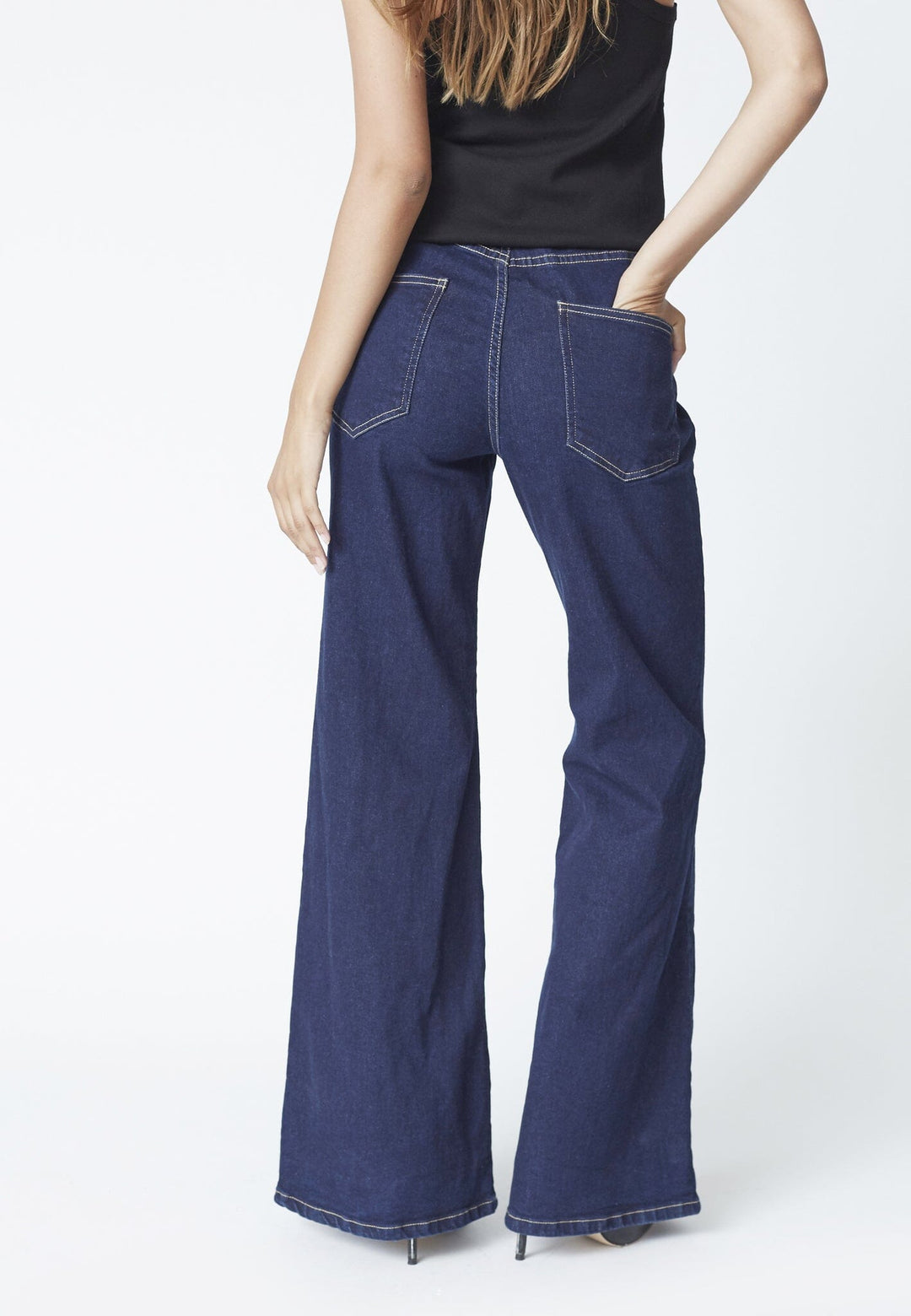 Co´Couture - Theocc Wide Jeans 31604 - 555 - Dark Denim Jeans 