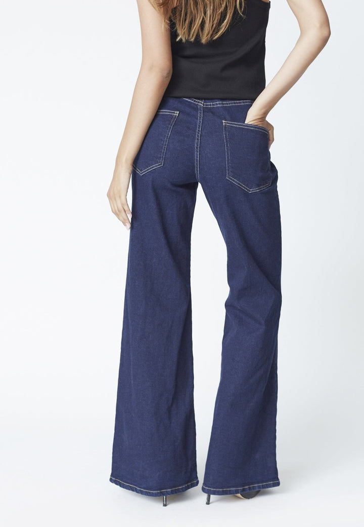 Co´Couture - Theocc Wide Jeans 31604 - 555 - Dark Denim Jeans 