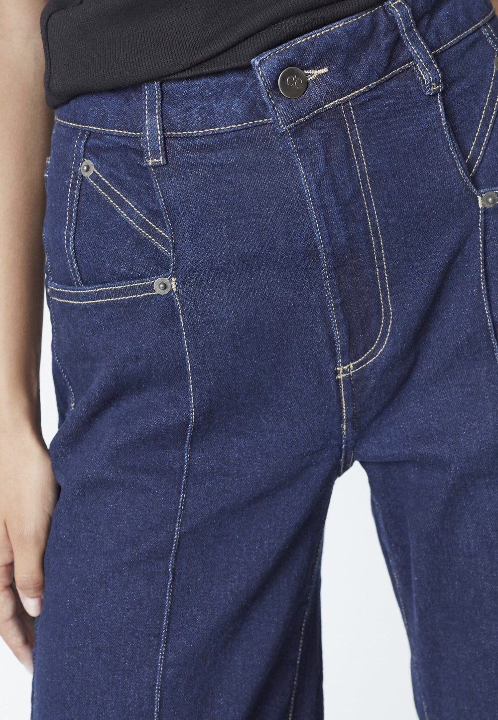 Co´Couture - Theocc Wide Jeans 31604 - 555 - Dark Denim Jeans 