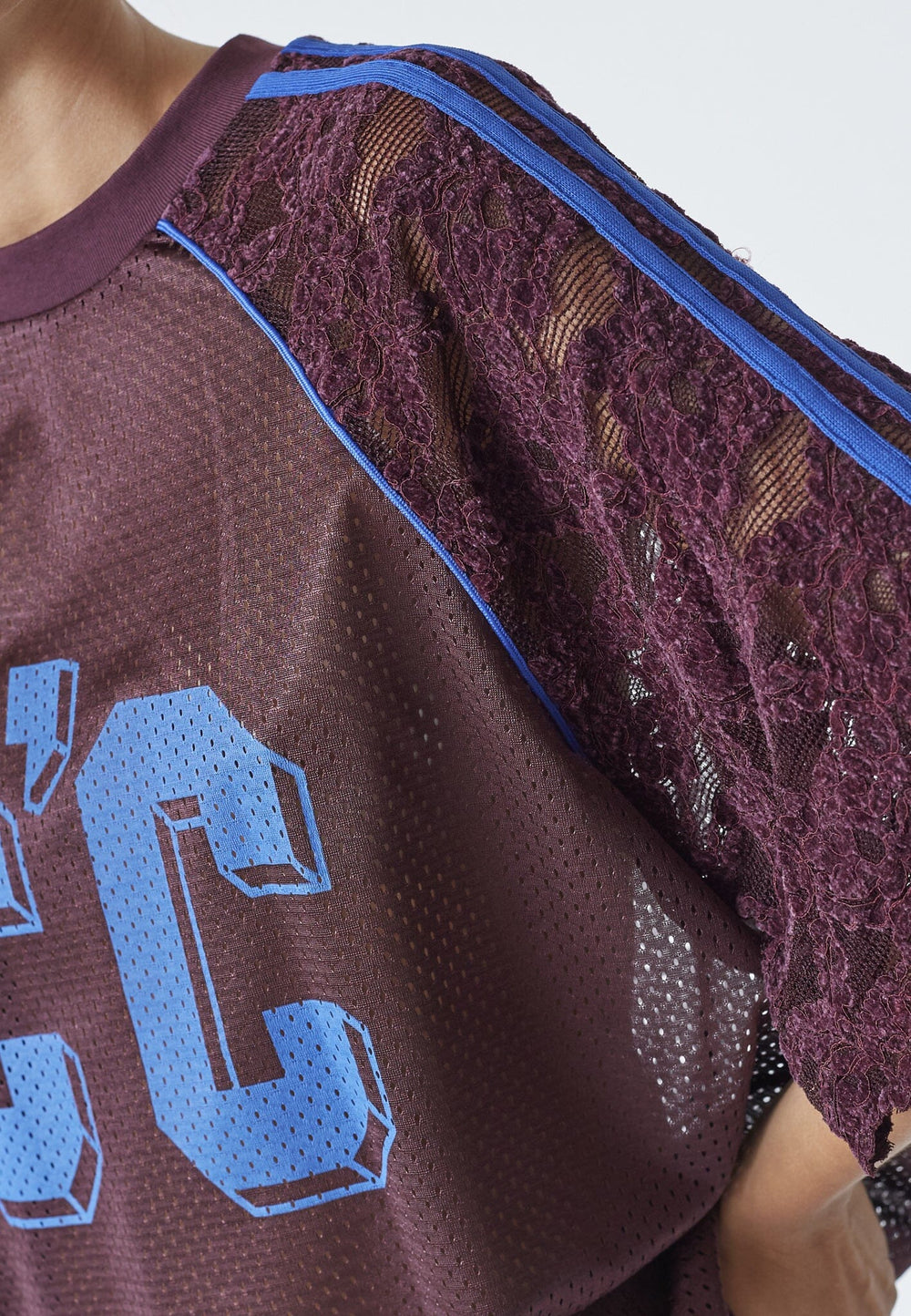 Co´Couture - Treycc Lace Tee 45046 - 76 - New Blue T-shirts 
