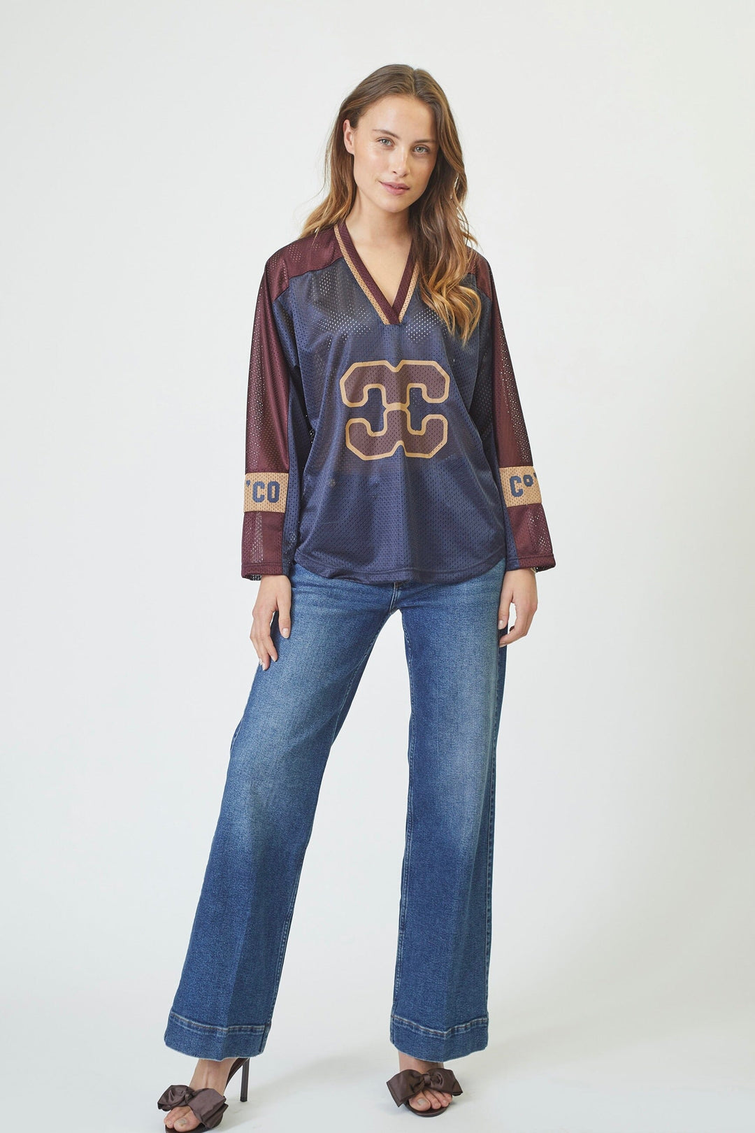 Co´Couture - Treycc Logo Blouse 35806 - 120 - Navy Bluser 