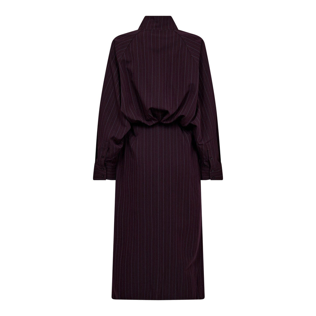 Co´Couture - Trinnycc Stripe Batwing Dress 46011 - 67 - Plum Kjoler 