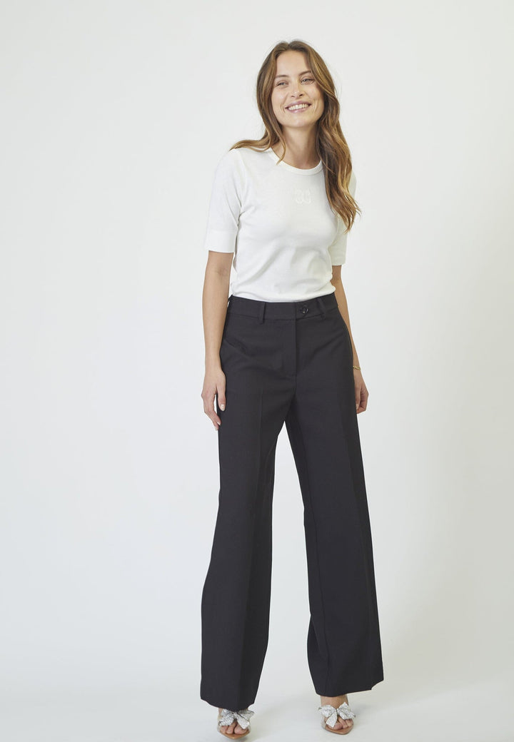 Co´Couture - Volacc Wide Pant 31191 - 96 - Black Bukser 