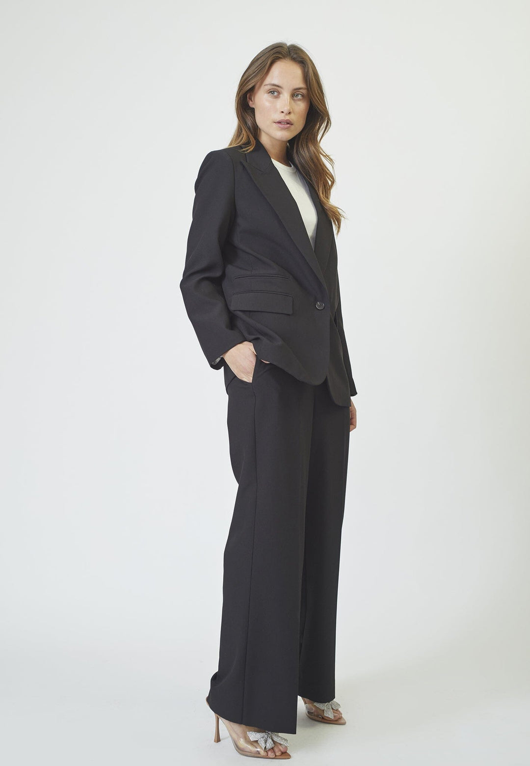 Co´Couture - Volacc Wide Pant 31191 - 96 - Black Bukser 