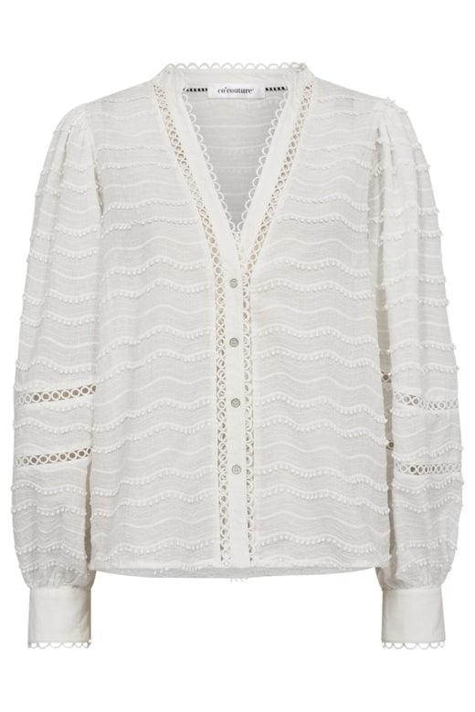 Co´couture - Wavedingcc Shirt 35533 - 11 Off White Skjorter 