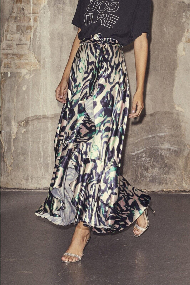 Co´couture - Zebralinecc Wrap Skirt 34113 - 4713 Bubblegum Nederdele 