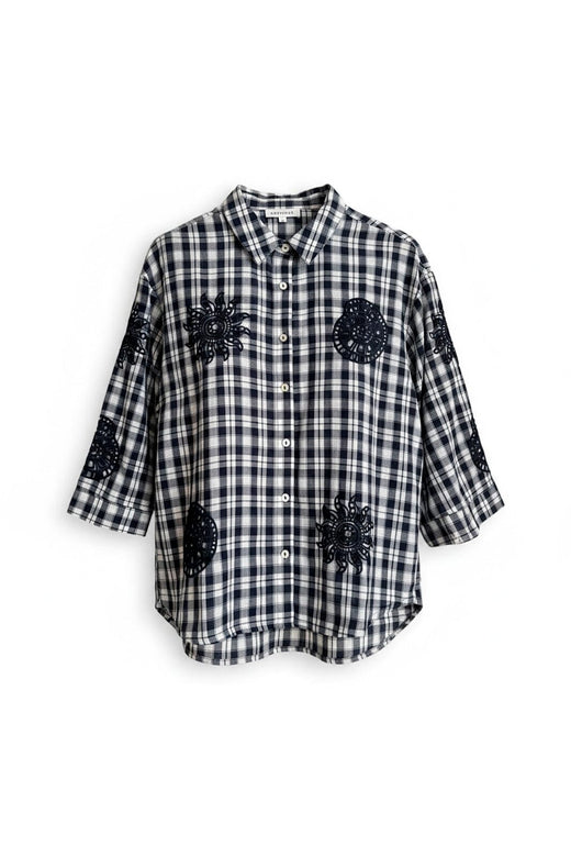 Continue - Emilia Check 15365 - Navy Check