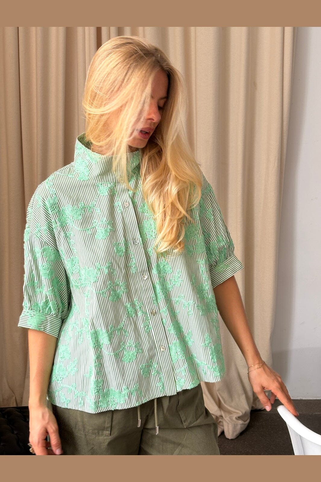 Continue - Jessie 15299 - Green Stripe