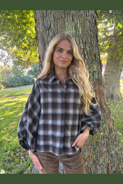 Continue - Lea Check 15405 - Dark Brown Check