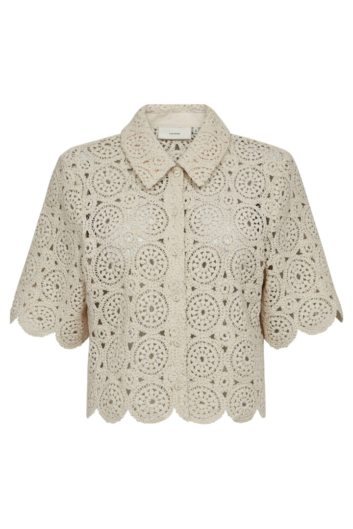 Copenhagen Muse - Cmcrochet-shirt 206659 - 8308 Birch