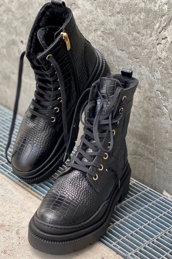 Copenhagen Shoes by Josefine Valentin - Comfy - Black Støvler 