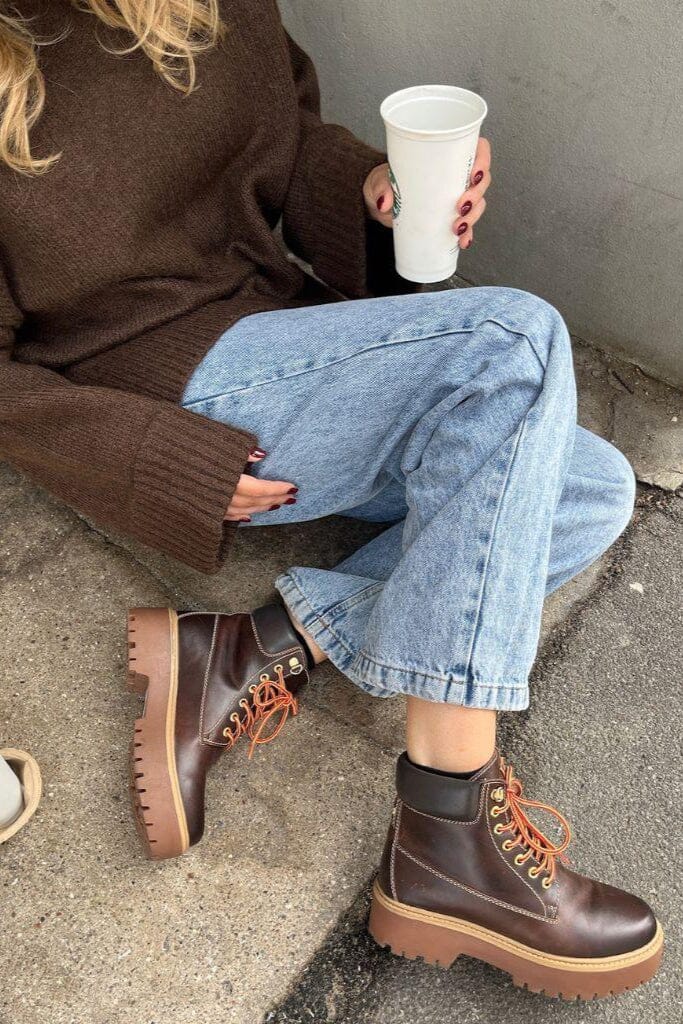 Copenhagen Shoes - Csthe Hike And Me CS8675 - 0012 - Brown Støvler 