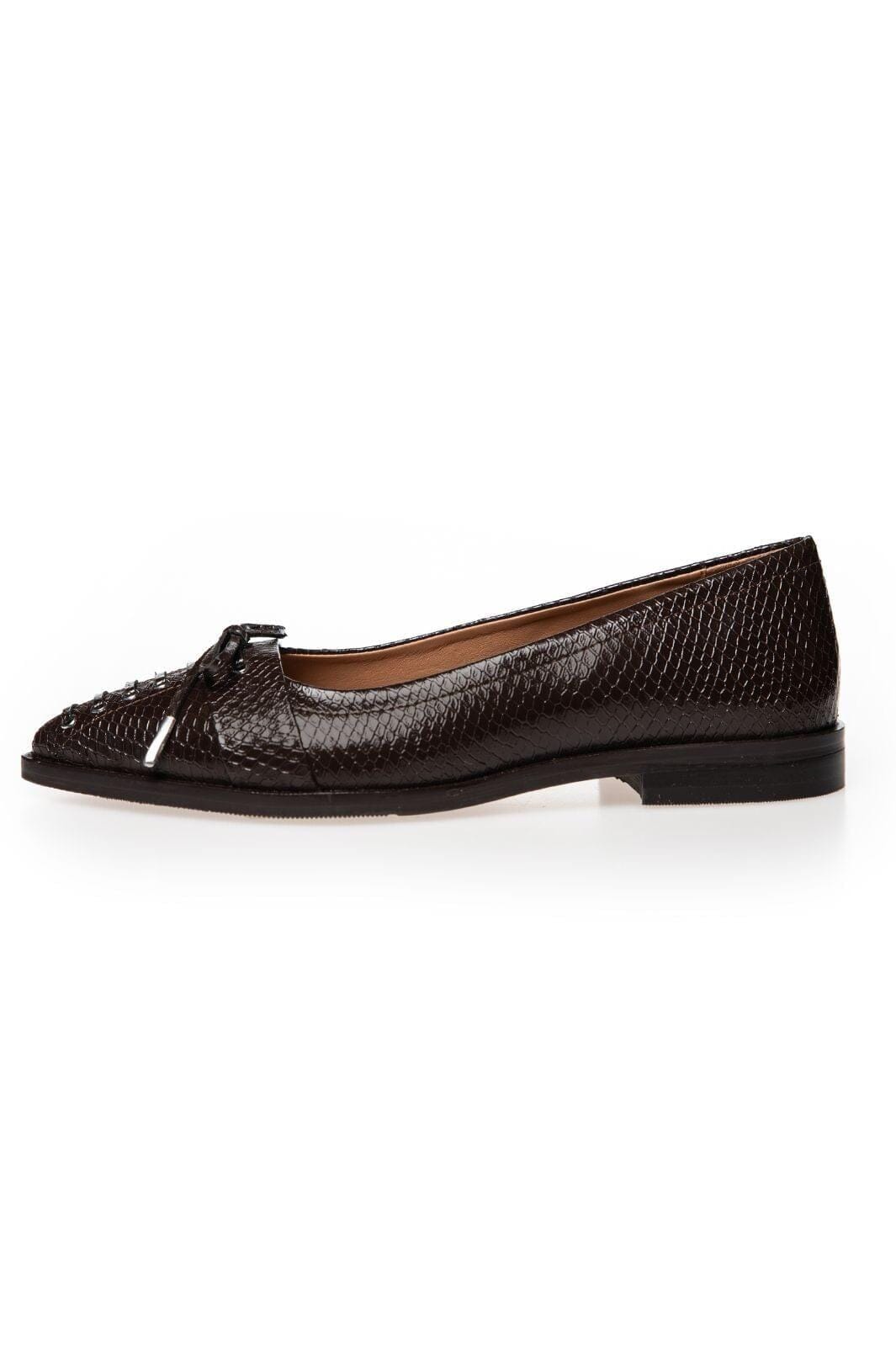 Copenhagen Shoes - My Paris CS8928 - 004 - Dark Brown Ballerinaer 