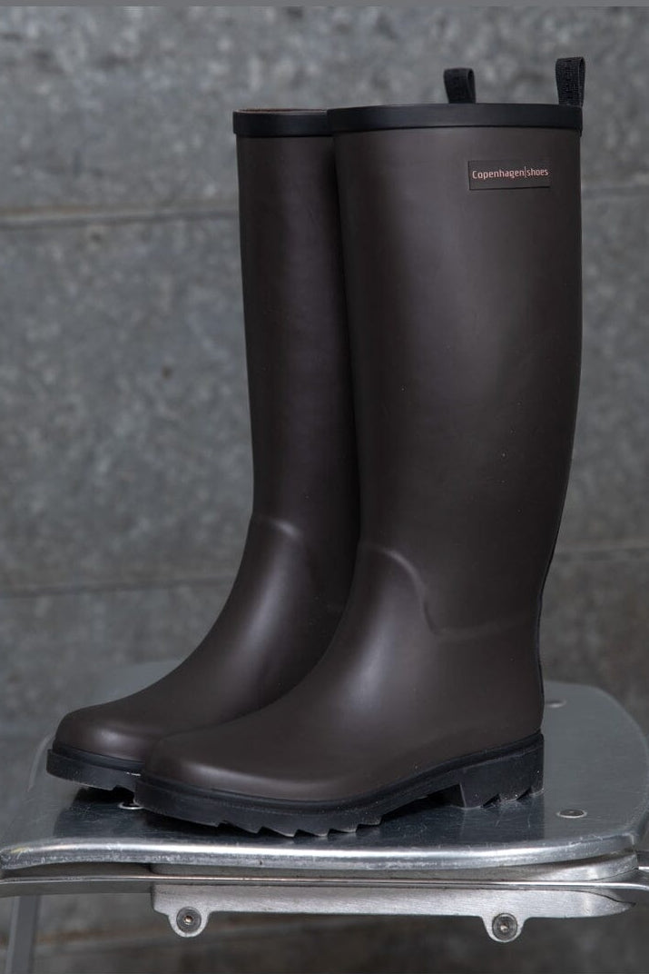 Copenhagen Shoes - My Rubberboot Long CS9095 - 0018 - Dk Brown