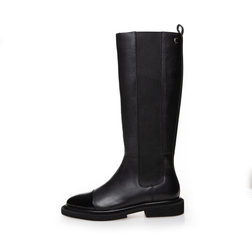 Copenhagen Shoes - The Art Boot Patent/Toe - 0001 Black Støvler 