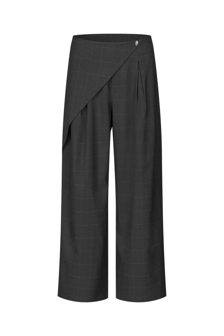 Cras - Aisha Pants C739 - Dark Grey Check Bukser 