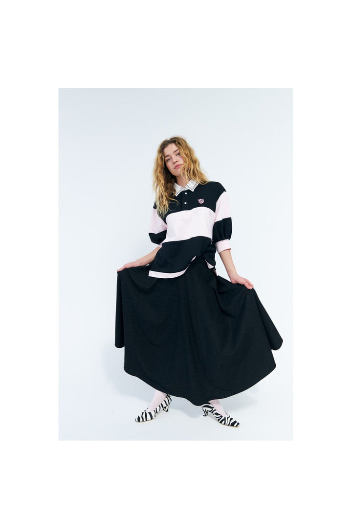 Cras - Aisha Skirt C740 - Dark Grey Check