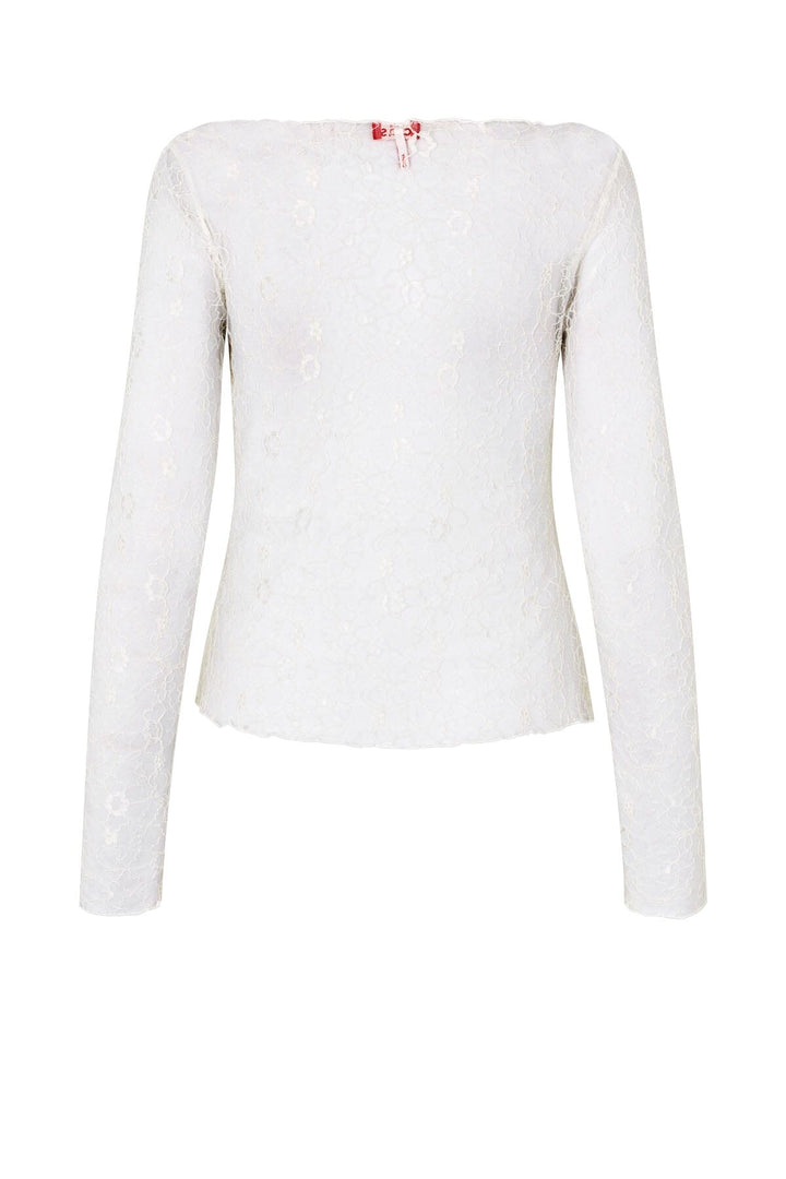 Cras - Ava Blouse C743 - 1007 - 1007 Off White Bluser 