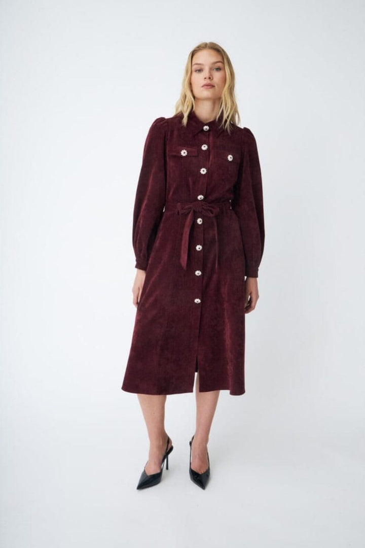Cras - Celine Dress C1709 - 4044 - 4044 Cabernet Kjoler 