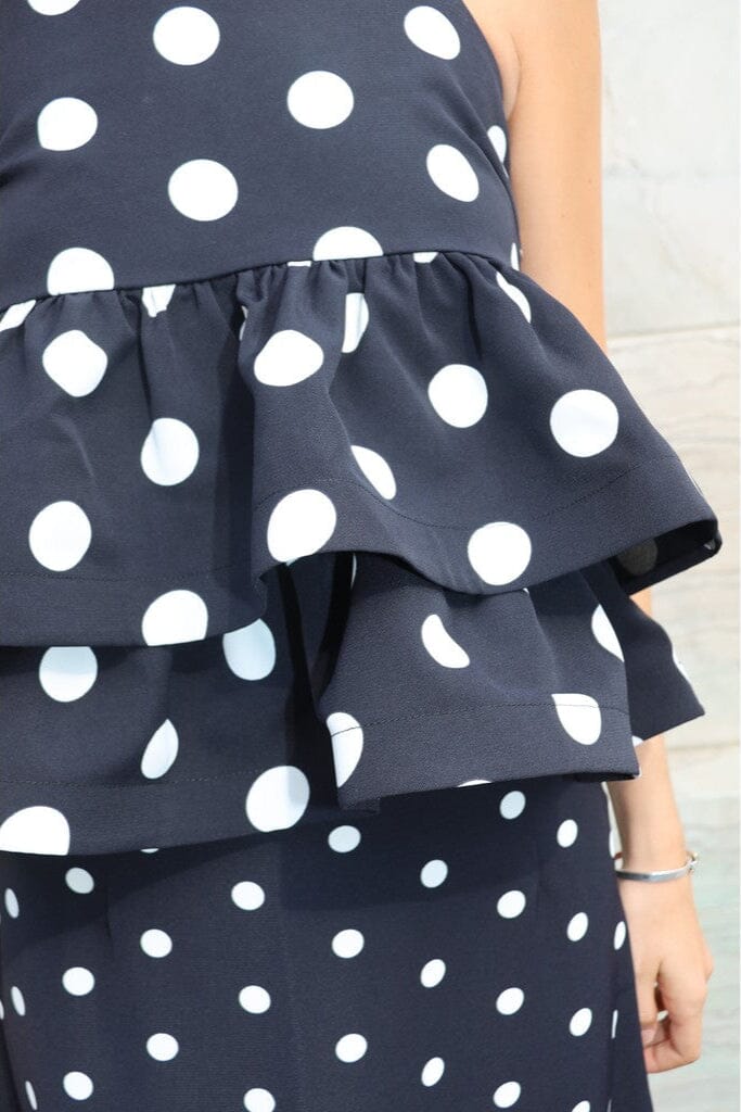 Cras - Joselle Top CE1038 - 8140 Black Polka Grande Toppe 