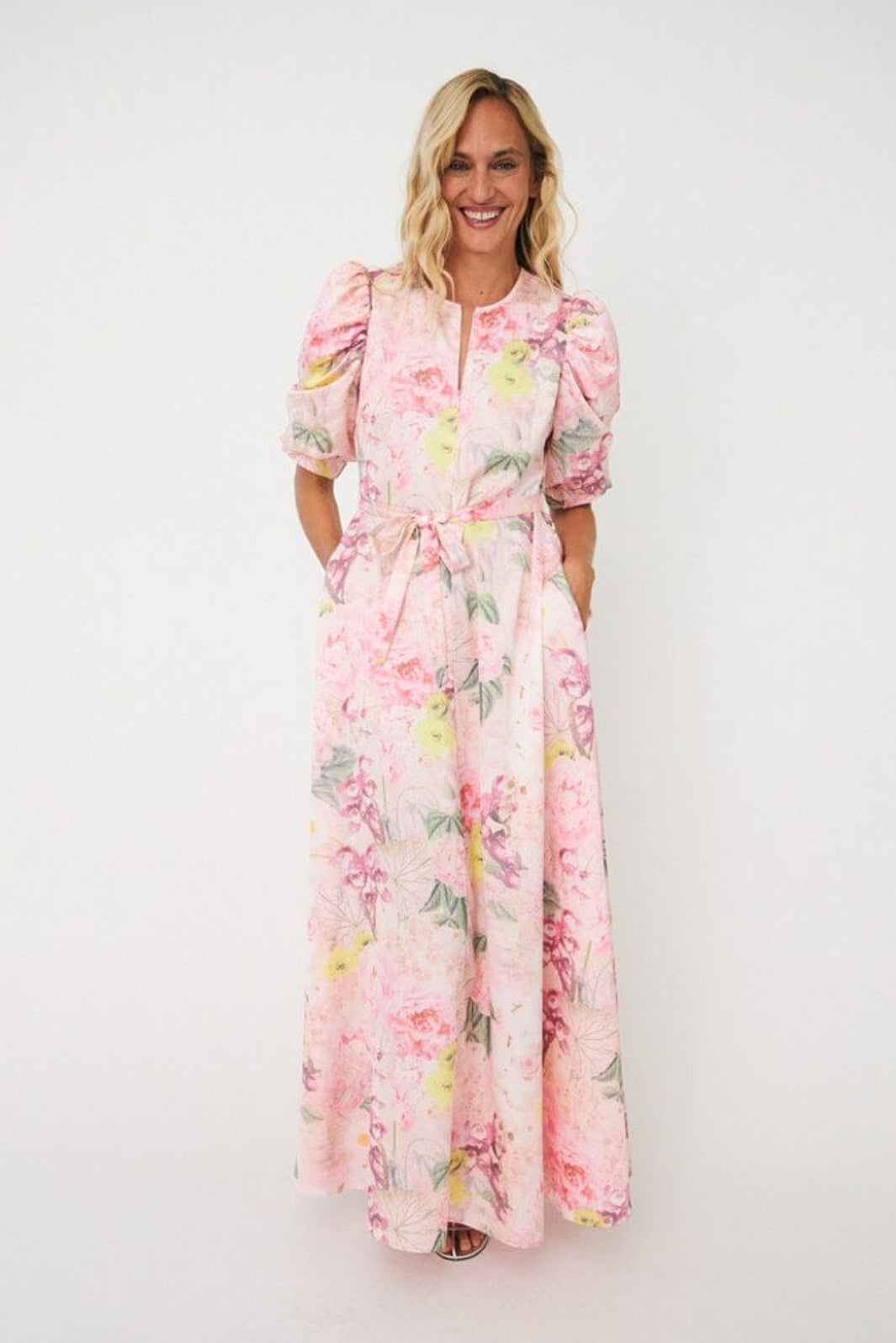 Cras - Kayla Maxi Dress C1619 - Floral Garden