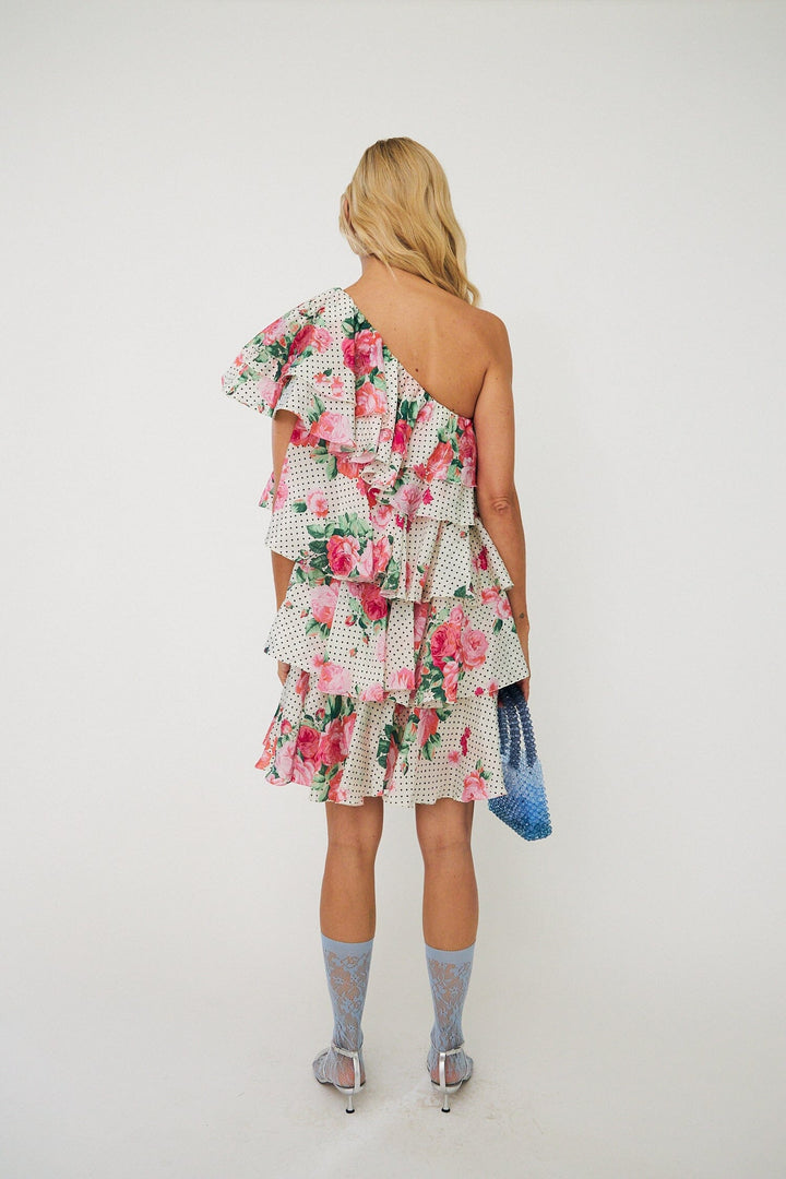 Cras - Lelo Dress C688 - Polka Rose Kjoler 