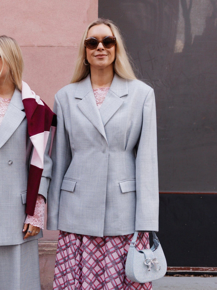 Cras - Leonora Blazer C721 - Blue Silver Blazere 