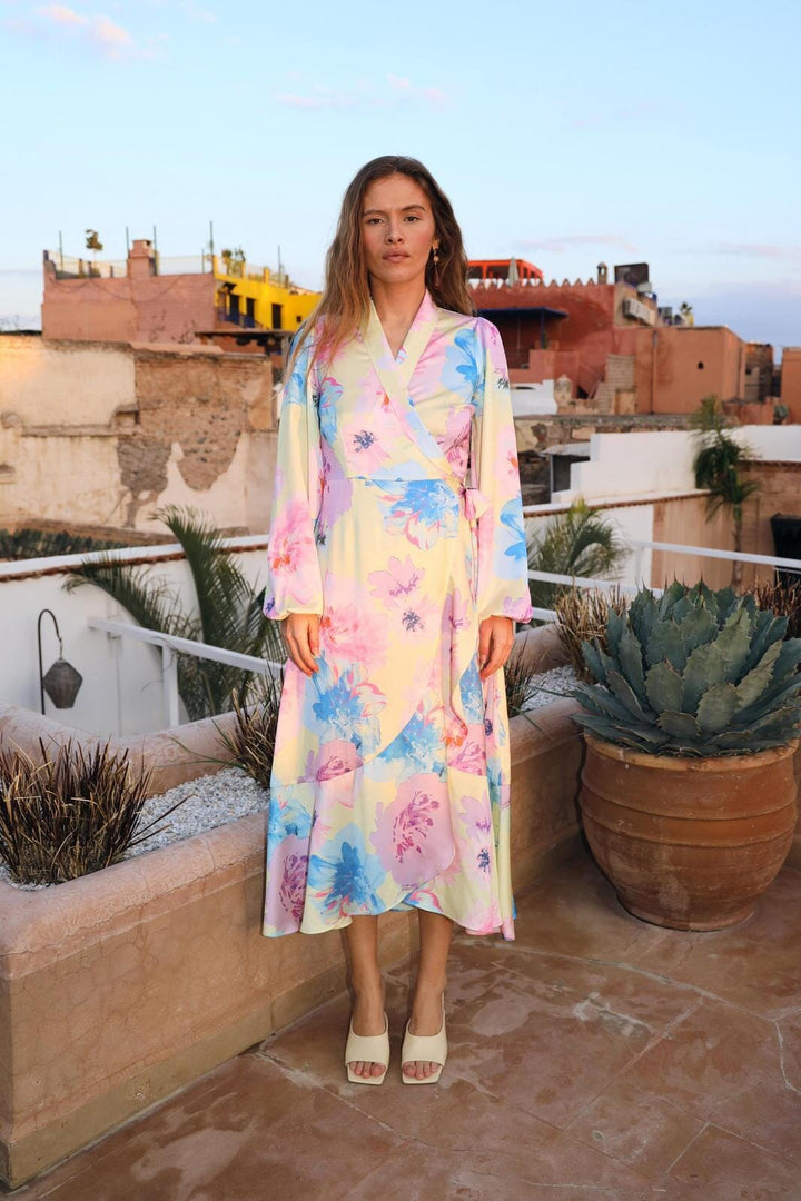 Cras x Molly&My - Lara Dress C489 - Pale Peony Yellow Kjoler 