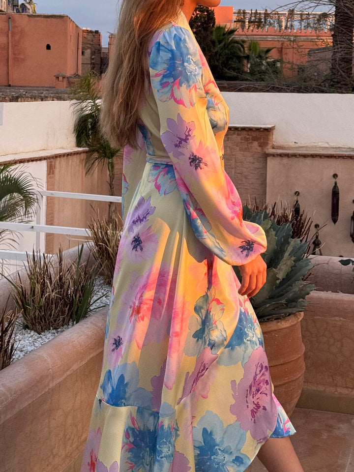 Cras x Molly&My - Lara Dress C489 - Pale Peony Yellow Kjoler 