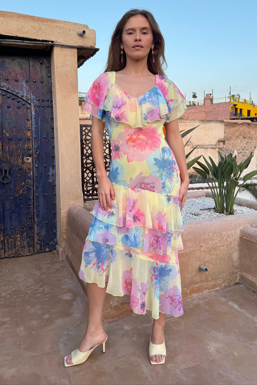 Cras x Molly&My - Marlow Dress C659 - Pale Peony Yellow Kjoler 