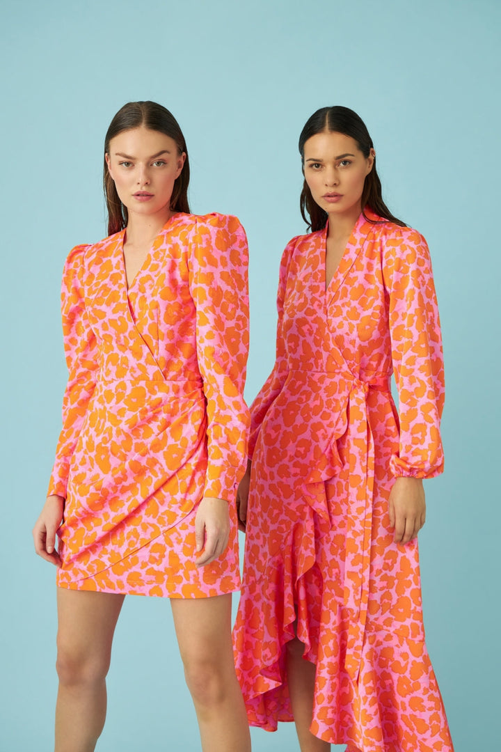 Cras - Yvonnecras Dress - Pink Leo 