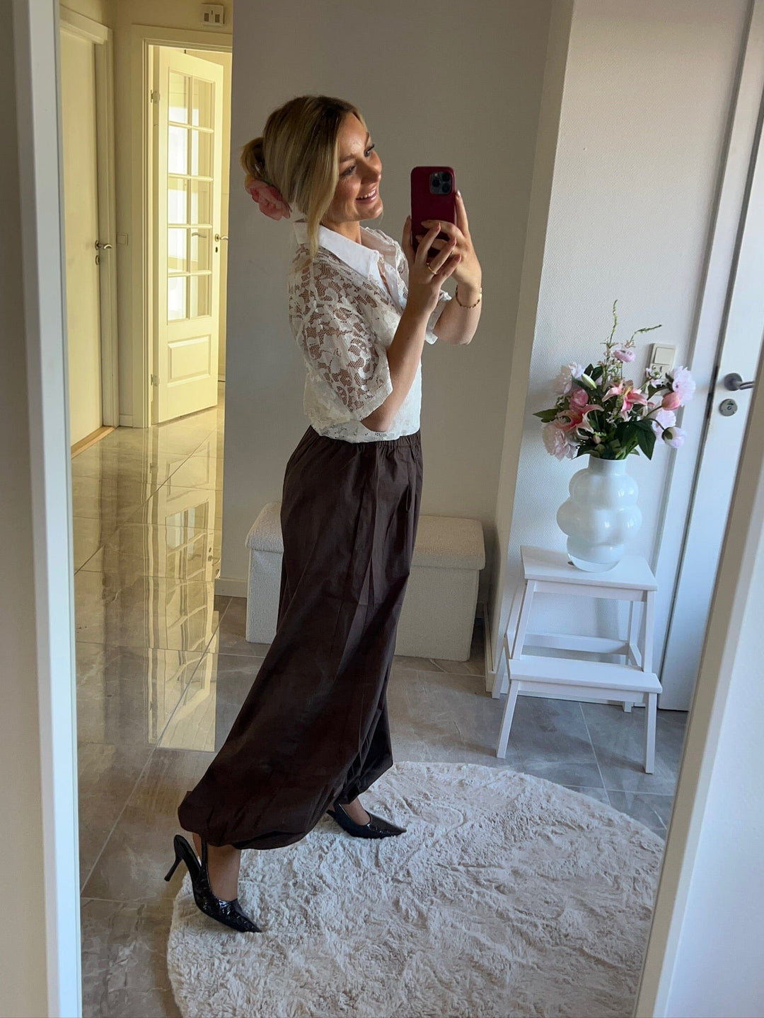 Dear Molly - Ballon Pants - Dark Brown Bukser 