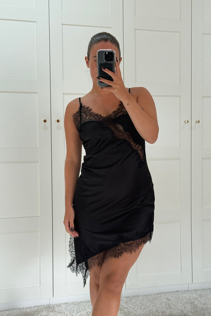 Dear Molly - Lace Midi Dress - Black Kjoler 