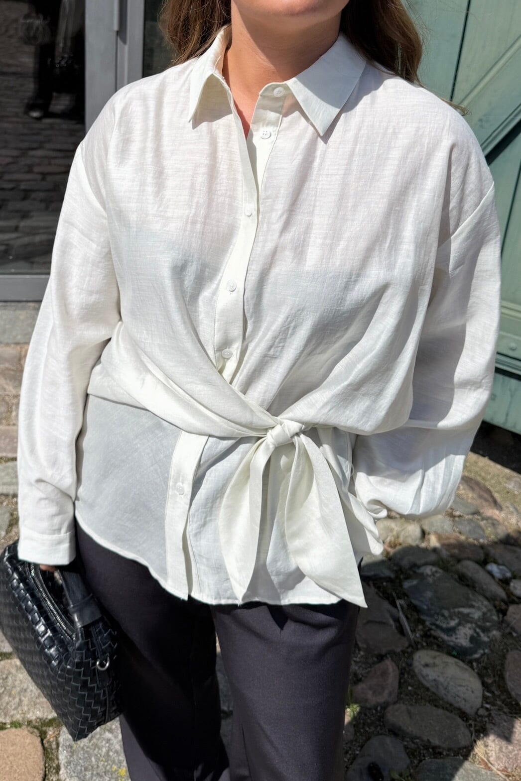 Dear Molly - Twist Shirt 160802E - White Skjorter 