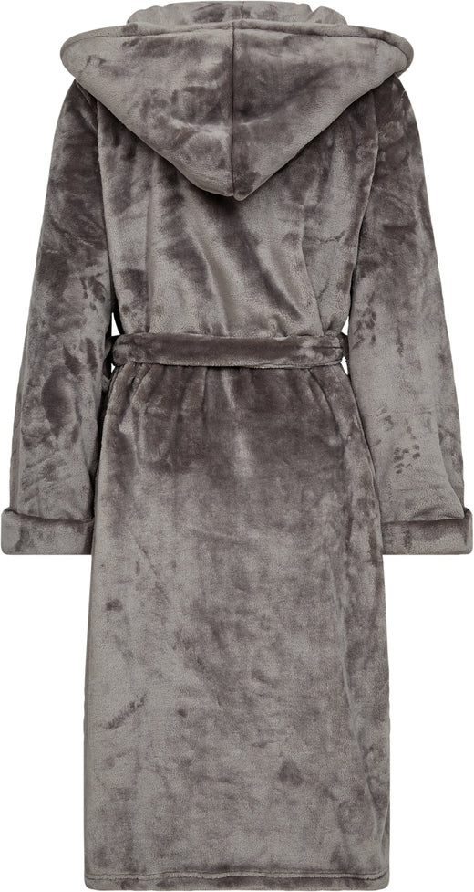 Decoy - Long Robe W/Hood 88092-0 - 1345 - Grå Nattøj 