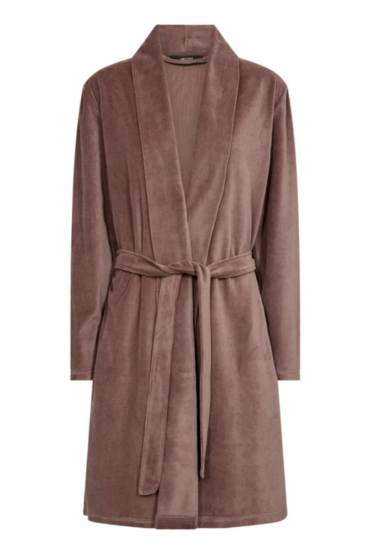 Decoy - Short Velour Robe 88086-93 - 18 - Rose Nattøj 