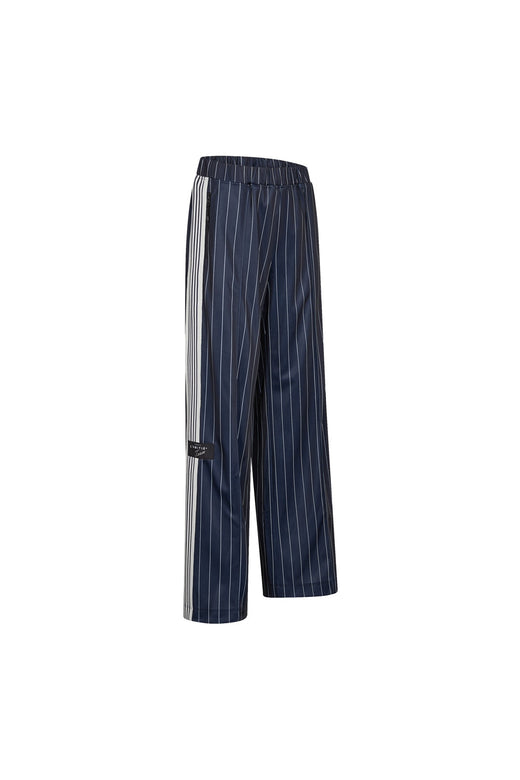 Haute L'Amitié - Baggy Pin Stripe Track Tall Pants HL10578 - Navy