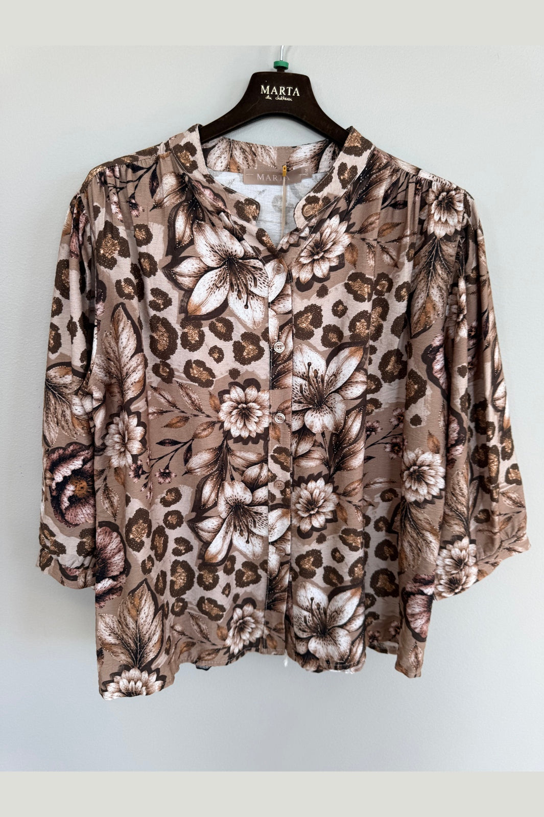 Marta Du Chateau - Mdcdestiny Blouse 8044 - Camello1948Ppg