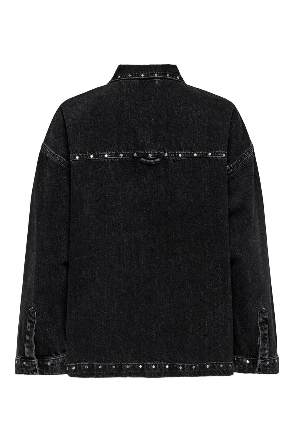 Only - Onlemmie L/S Studded Shirt Azg - 4926859 Washed Black