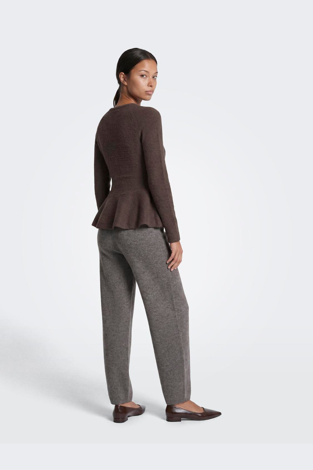 Only - Onlclara Barrol Pant Knt - 5026690 Bracken Melange