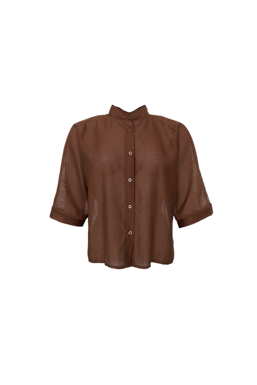 Black Colour - Bccarla Lace Shirt 41216 - Hazelnut