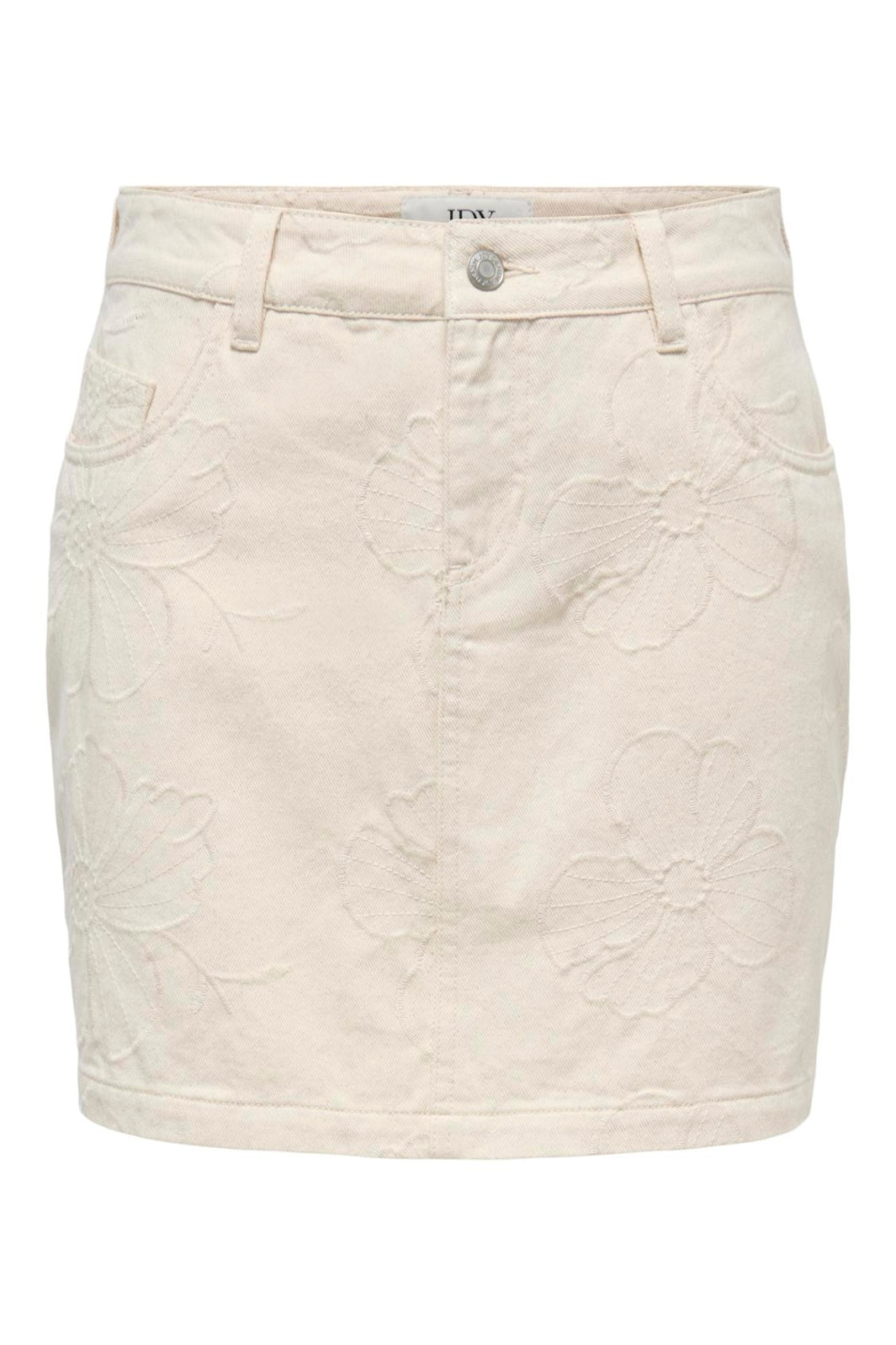 JDY - Jdyhavanna Emb Skirt - 5140649 Ecru