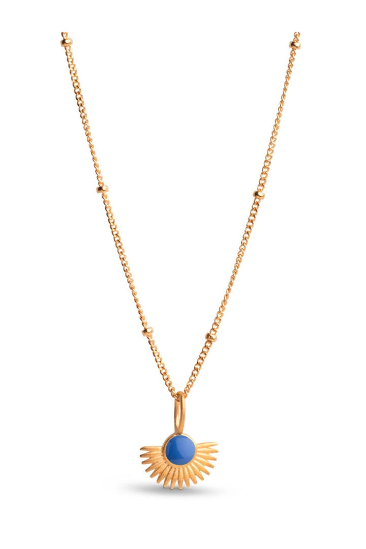 Enamel Copenhagen - Necklace, Soleil N41GM - Cornflower