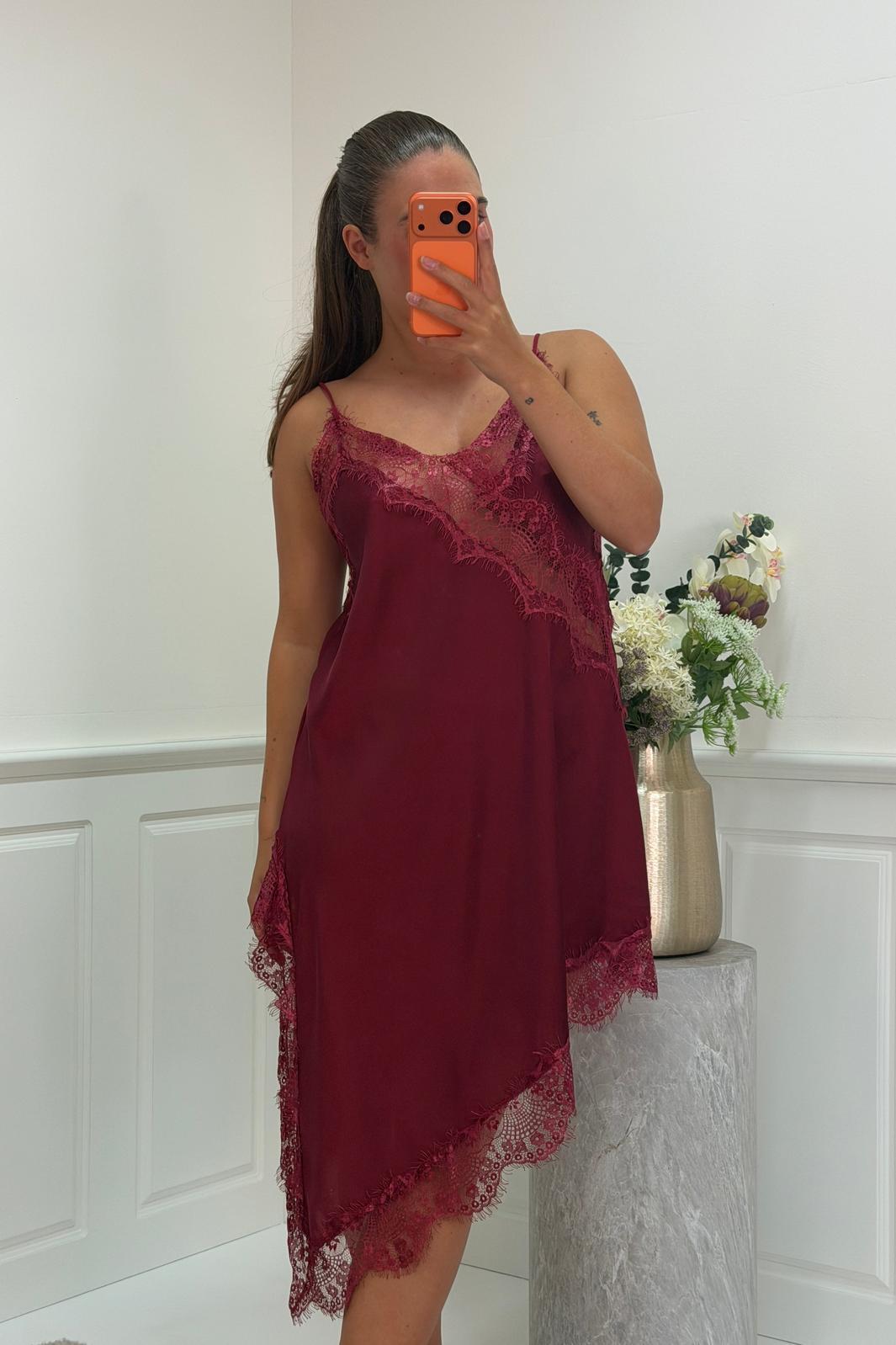 A-bee - Lenidress - Burgundy