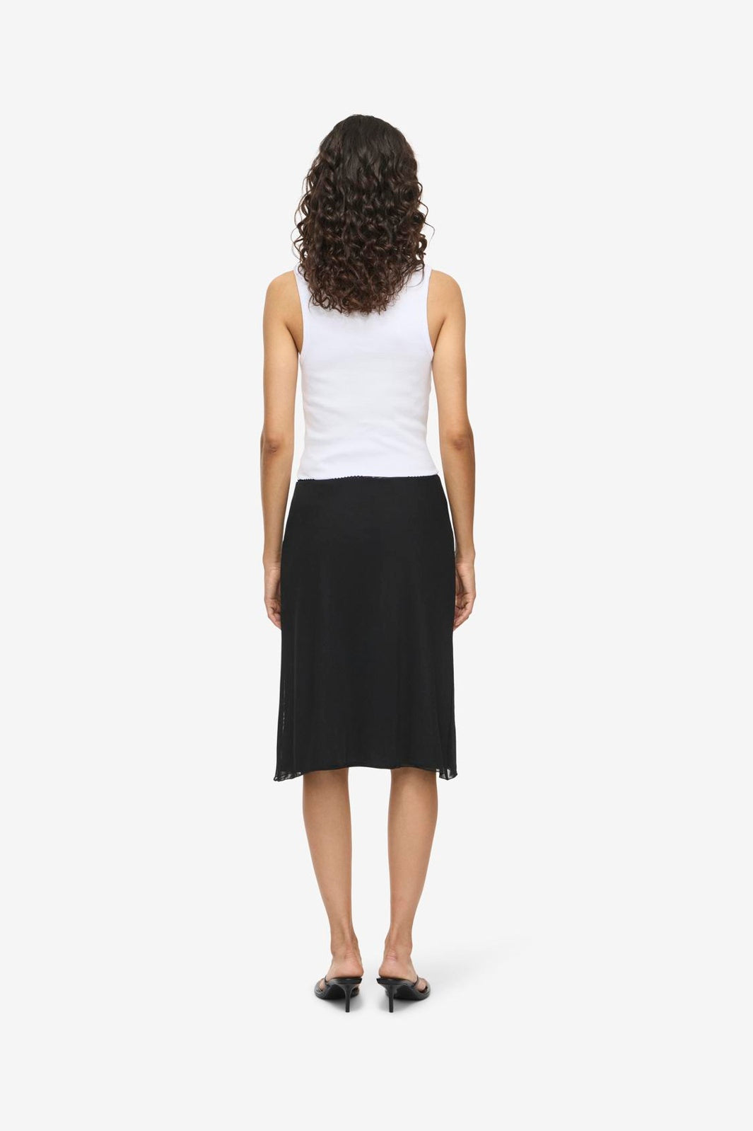 Noisy May - Nmjudith Lw Mesh Skirt - 5197212 Black