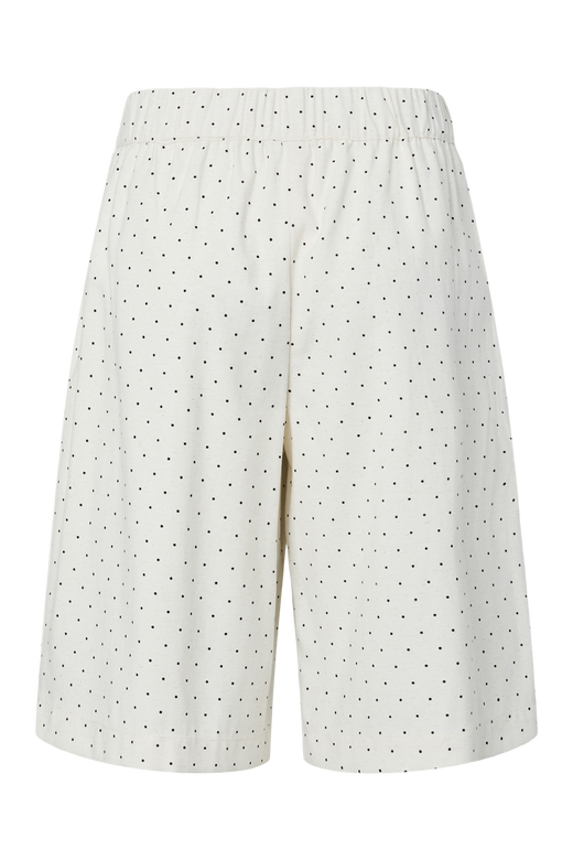YAS - Yasdotly Long Shorts - 5018049 Star White W. Black Dots