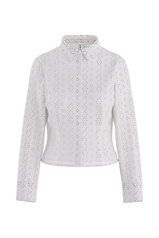 Hypedrop - Hdmarlee Ls Fitted Shirt 32000888 - 5199085 - White